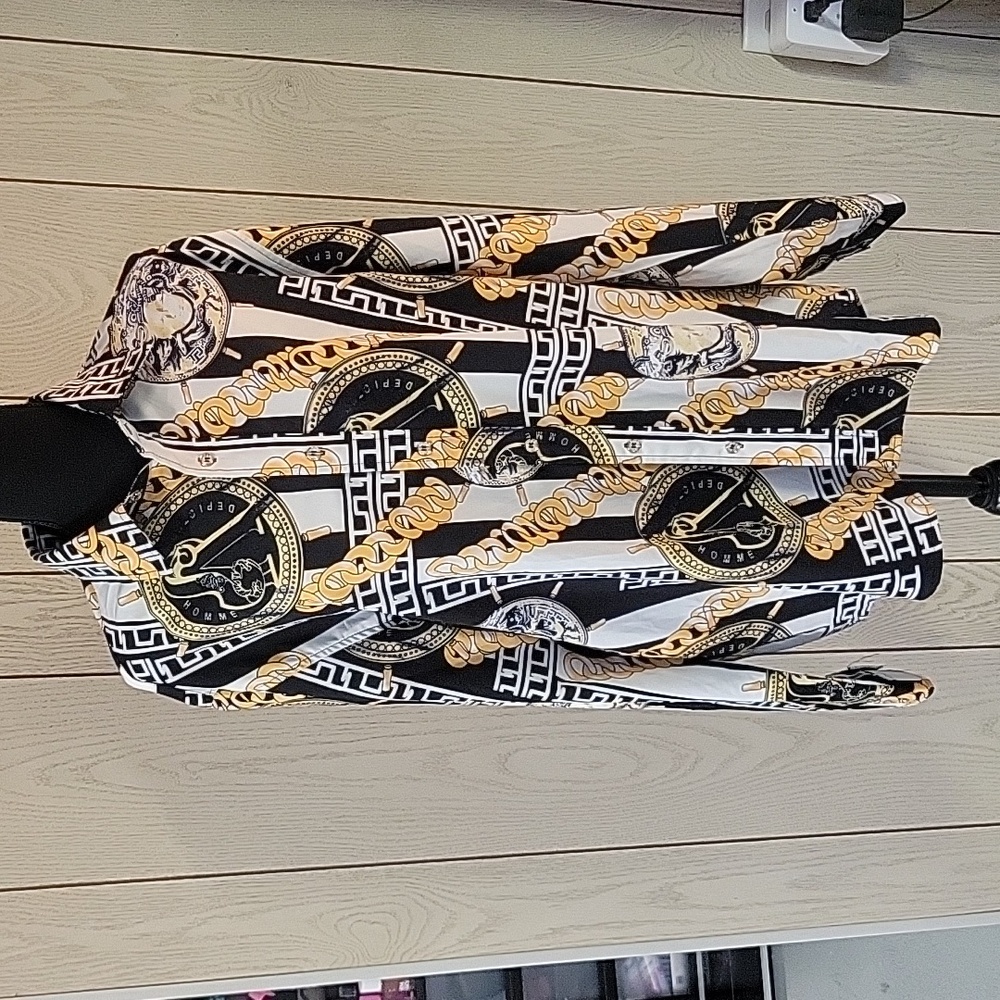 Versace Style Button Down - image 5